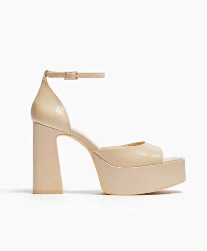 Sandalia tacon plataforma