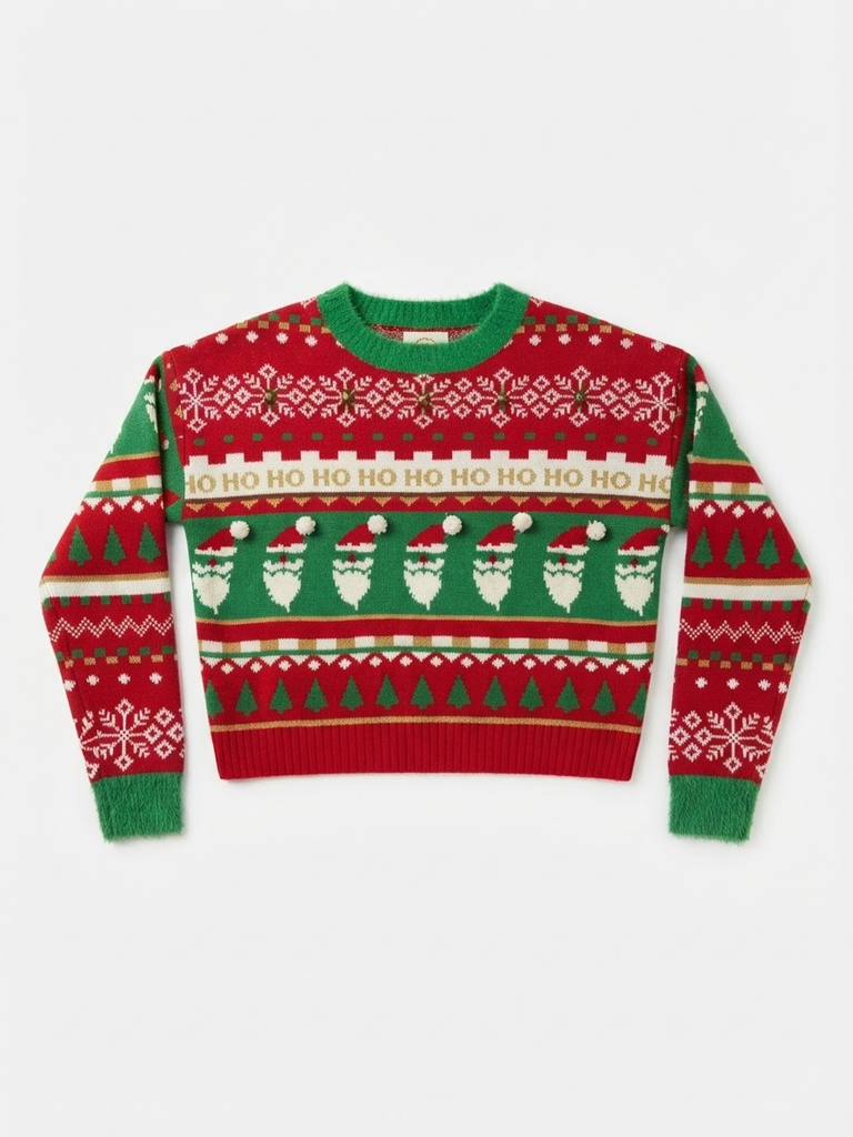 Ho Ho Ho Santa Knit