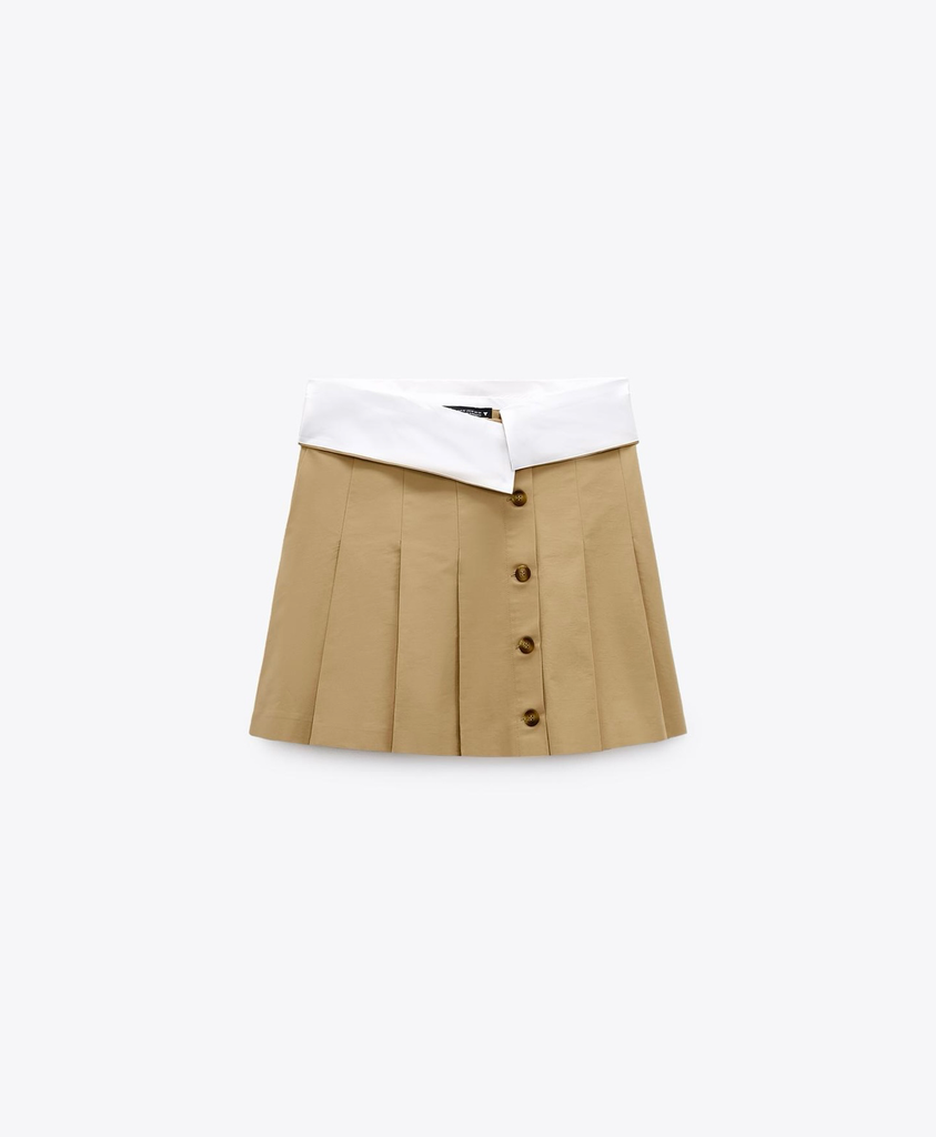 Falda Mini Gabardina