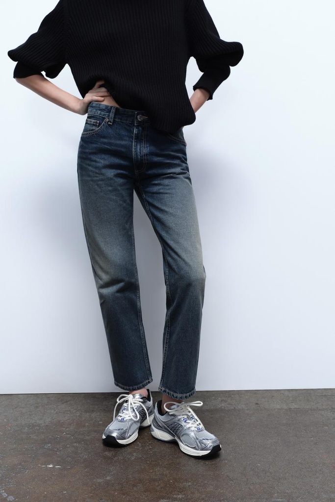 Jeans TRF Rectos Tiro Medio STRAIGHT LEG