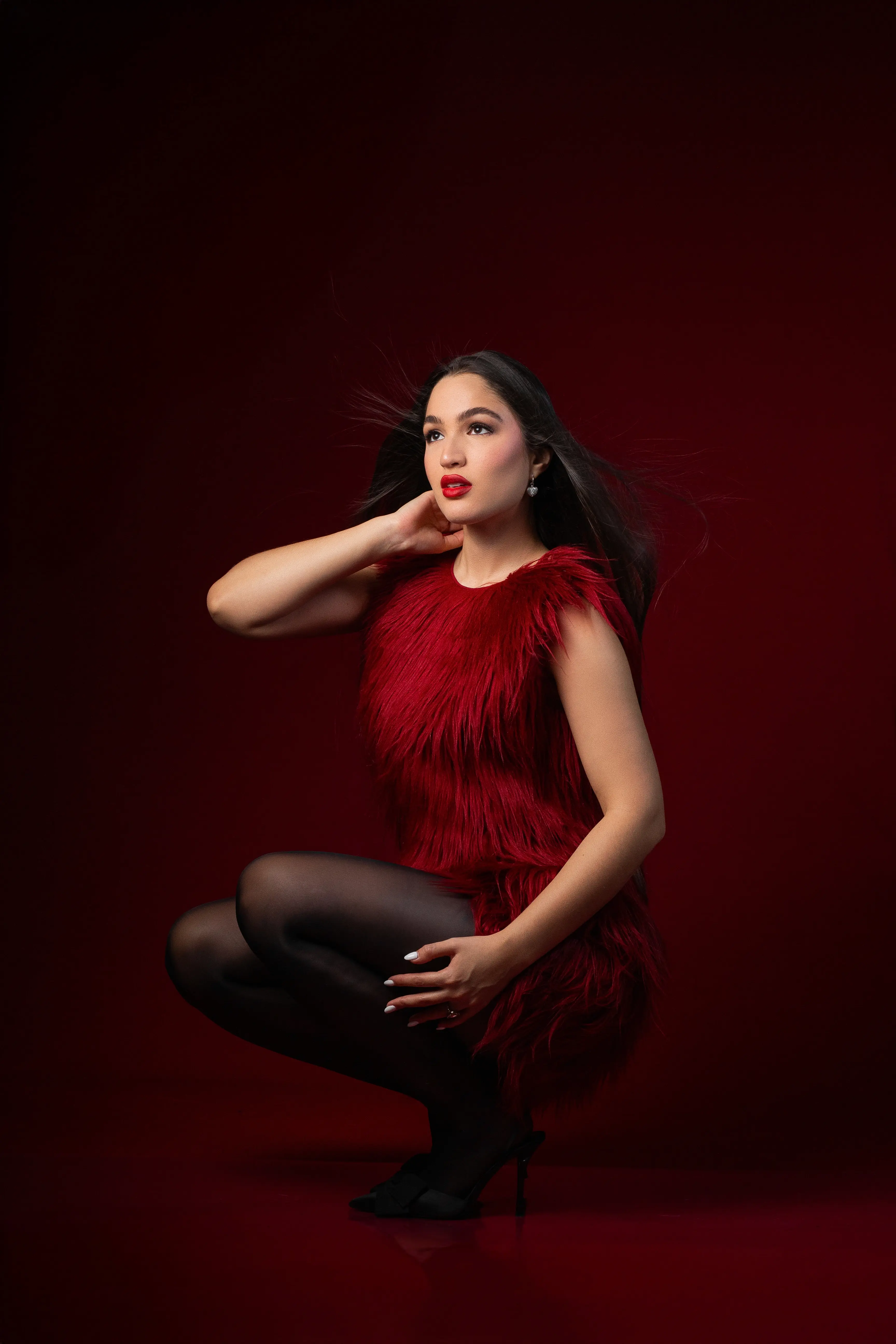 Vestido Efecto Pelo Limited Ediction