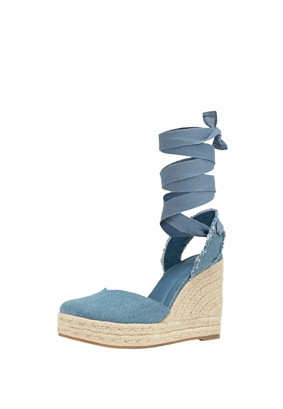 Alpargatas atadas denim