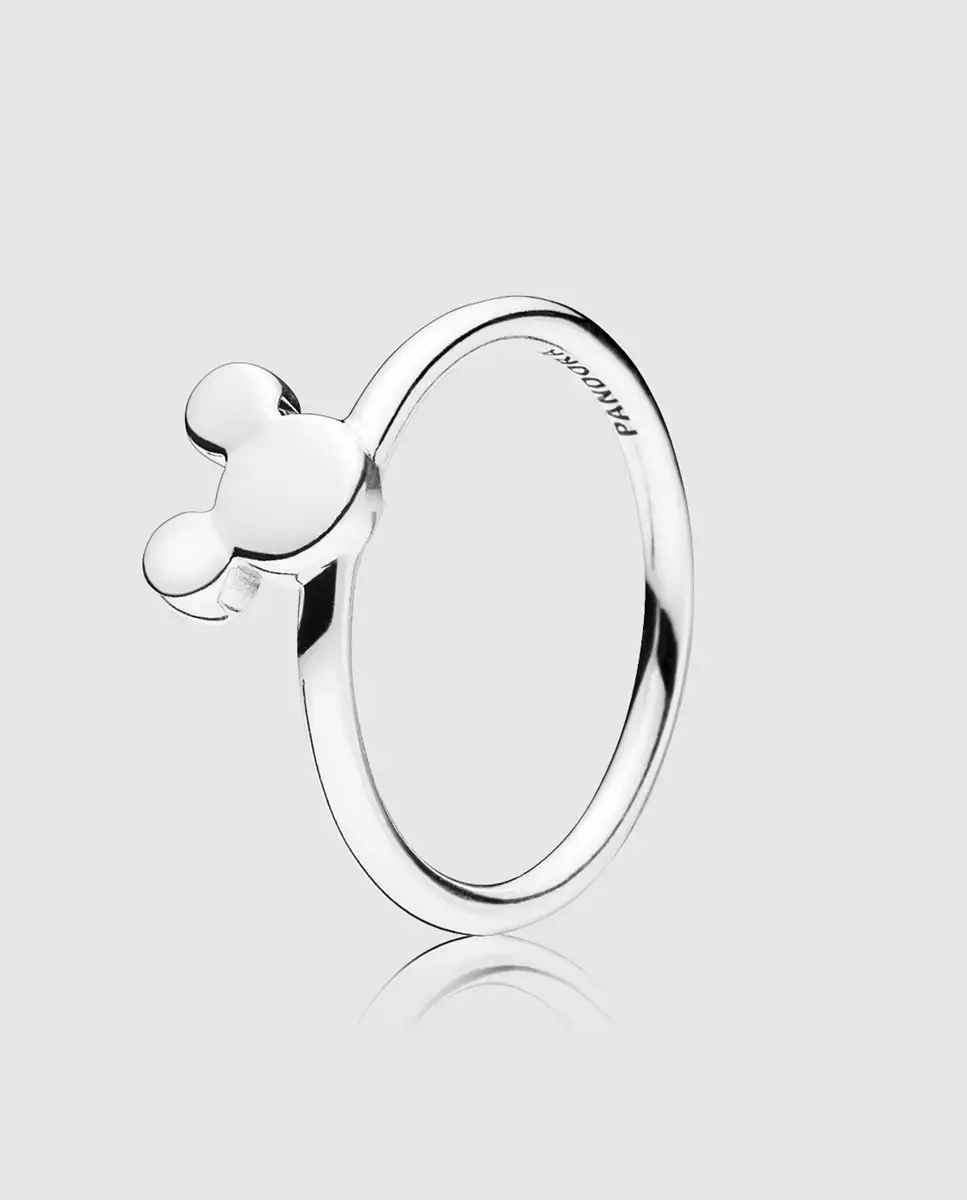 Anillo Pandora Disney Silueta Mickey de plata