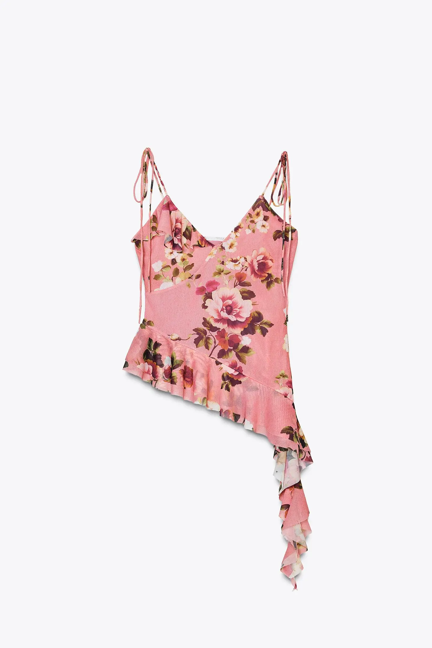 Top Tirantes Tul Estampado